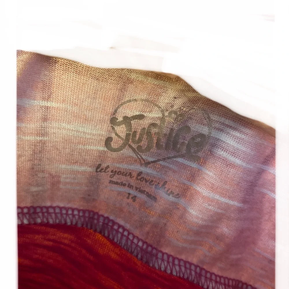 Justice t-shirt size 14 juniors - Picture 5 of 12